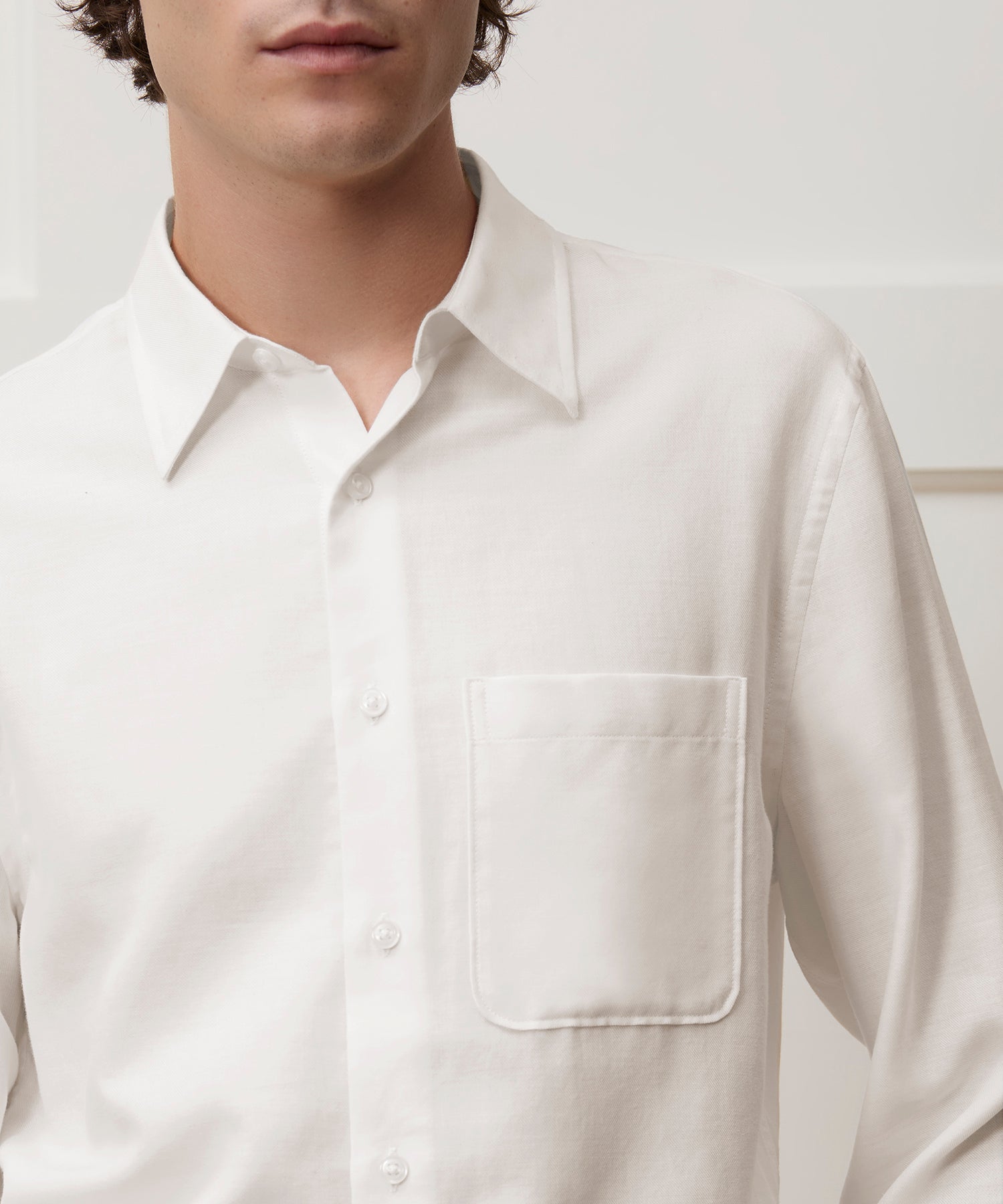 Todd Snyder Portuguese Cotton-Cashmere Sport Shirt in White White