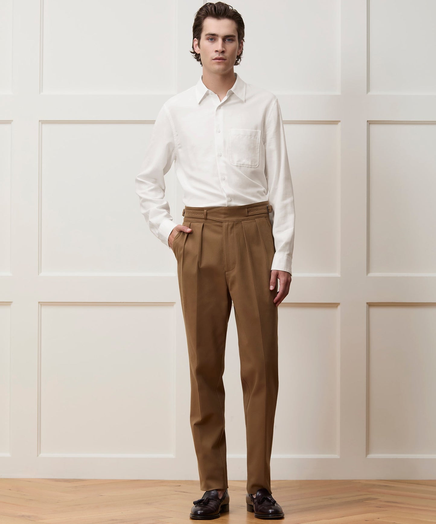Todd Snyder Portuguese Cotton-Cashmere Sport Shirt in White White