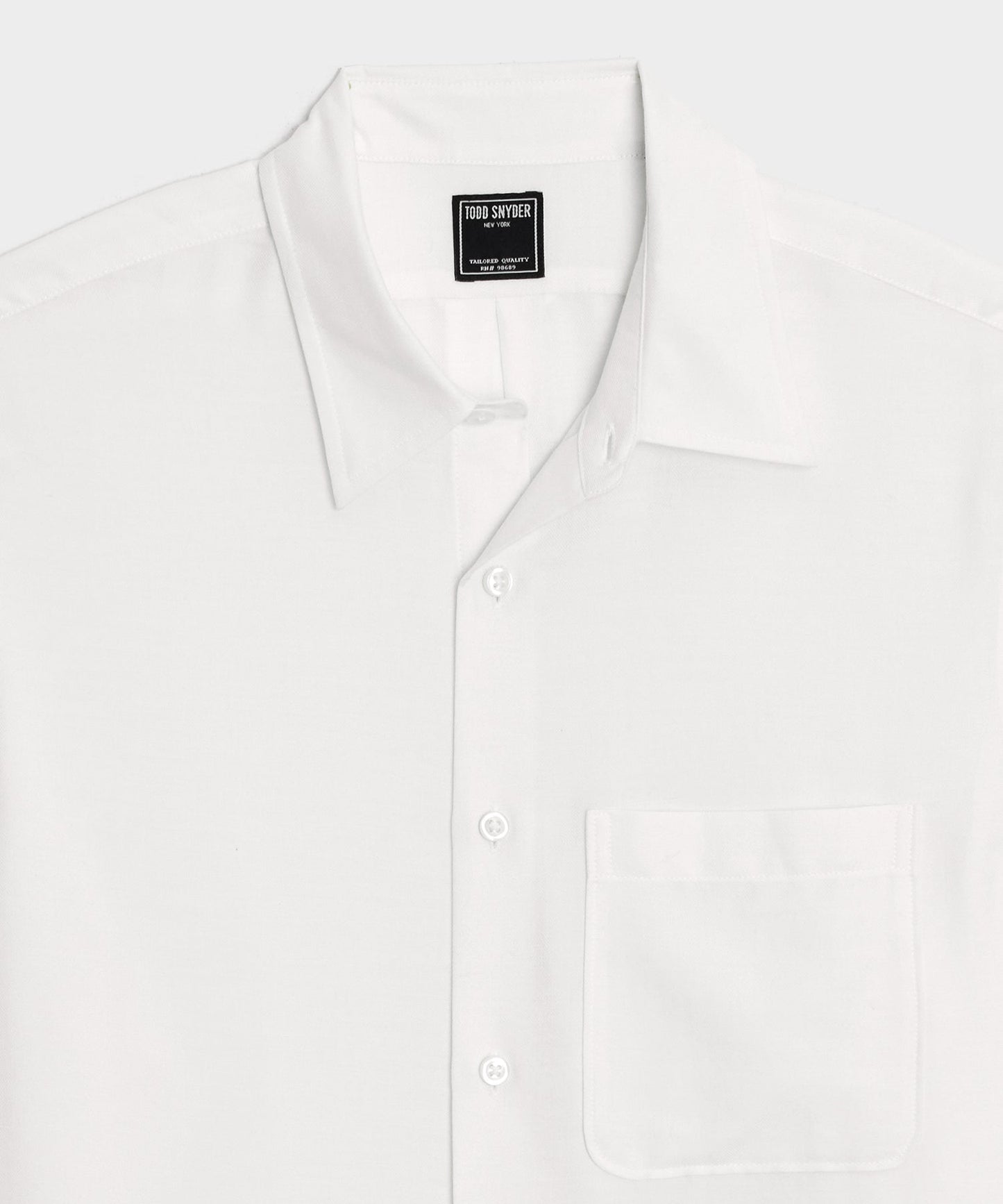 Todd Snyder Portuguese Cotton-Cashmere Sport Shirt in White White