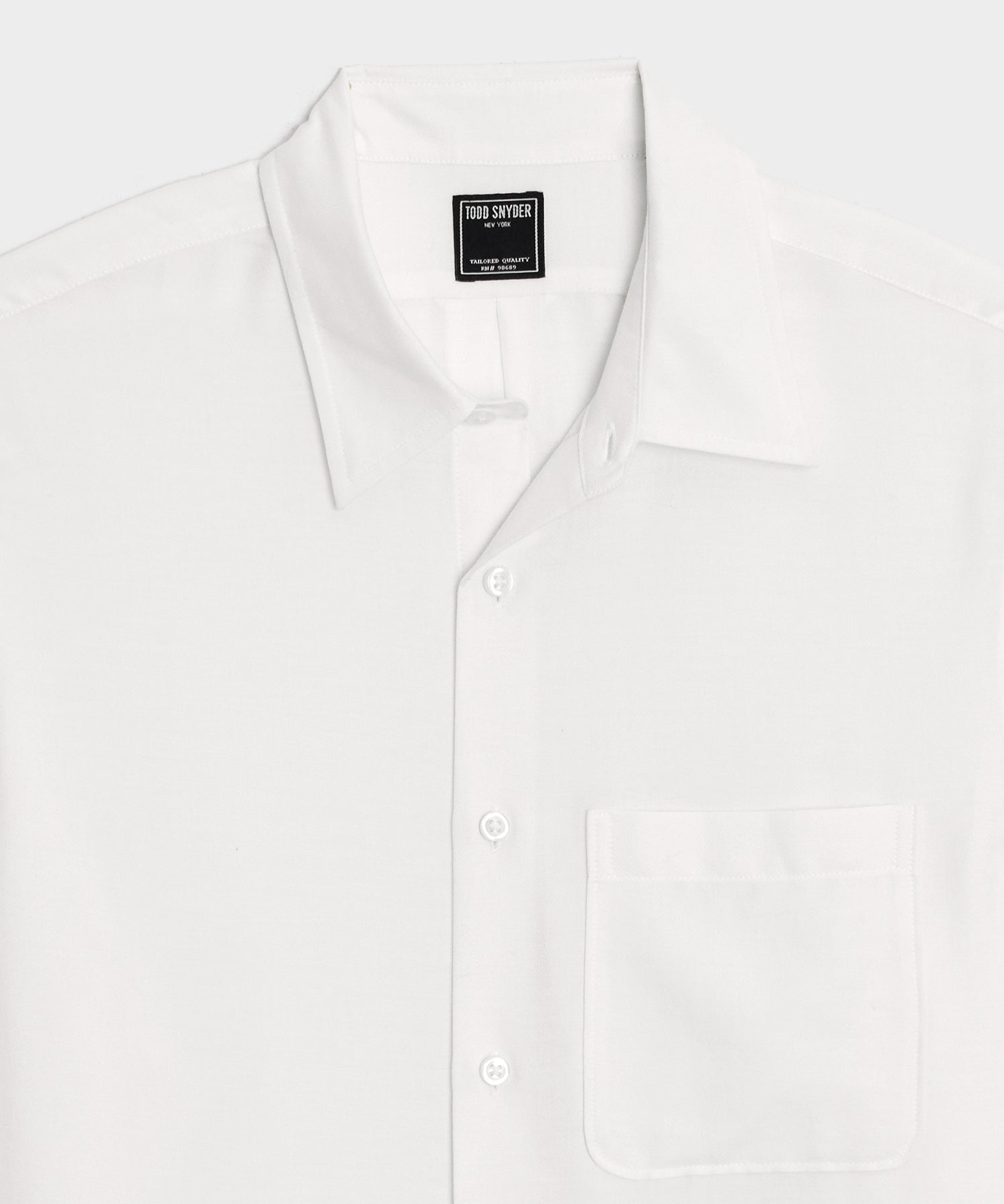 Todd Snyder Portuguese Cotton-Cashmere Sport Shirt in White White