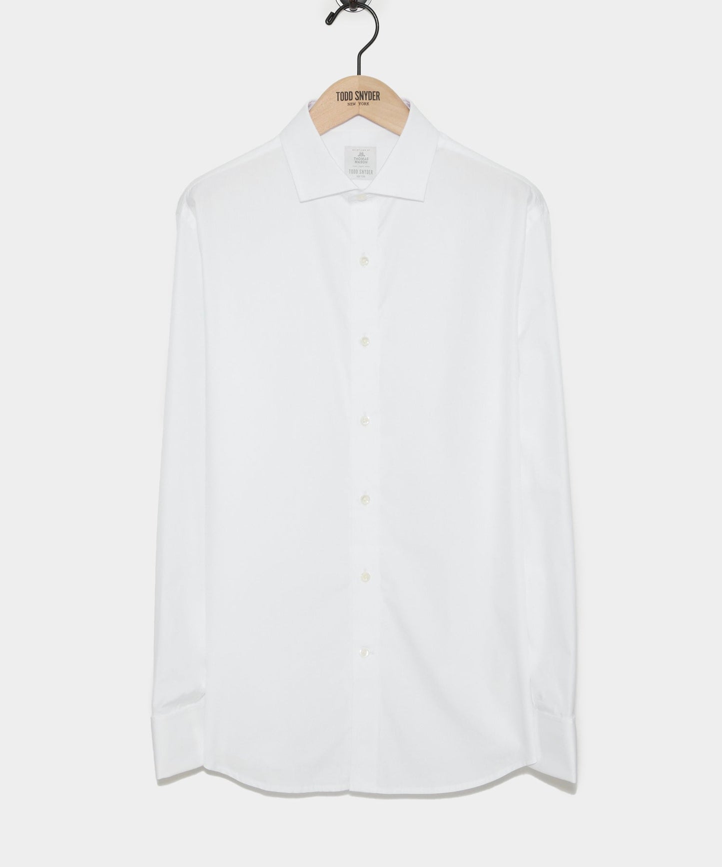 Todd Snyder Slim Fit Plain Front Tuxedo Dress Shirt in White White