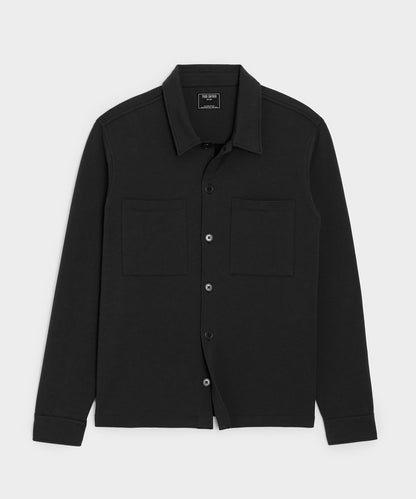 Todd Snyder Travel Terry Shirt in Black Black