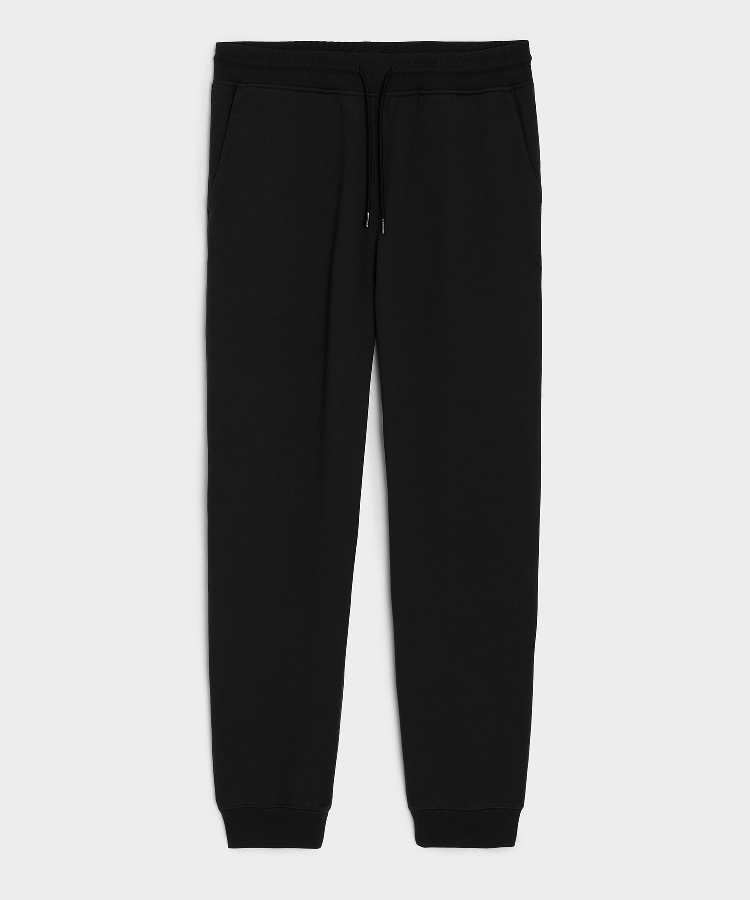 Todd Snyder Portuguese Terry Sweatpant in Pitch Black Pitch Black