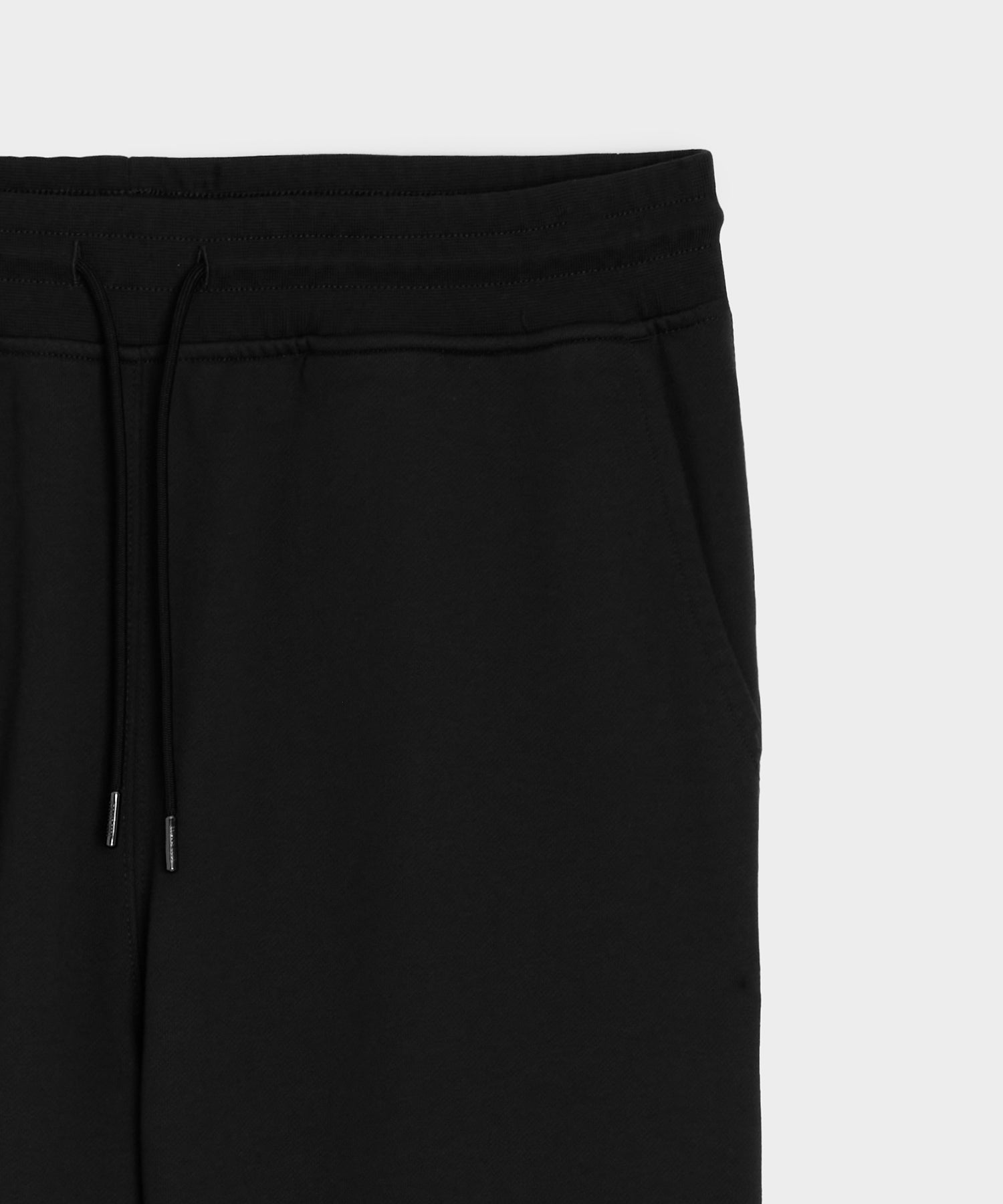 Todd Snyder Portuguese Terry Sweatpant in Pitch Black Pitch Black