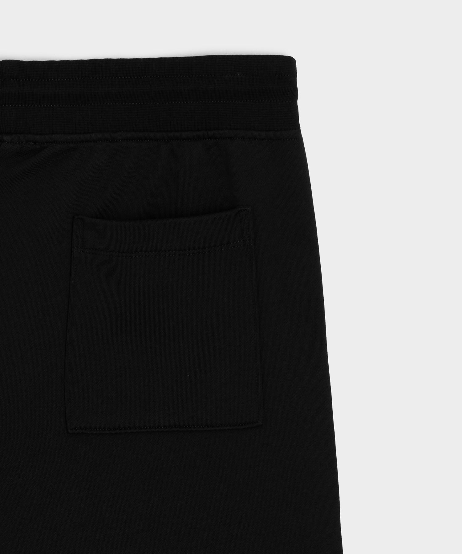 Todd Snyder Portuguese Terry Sweatpant in Pitch Black Pitch Black