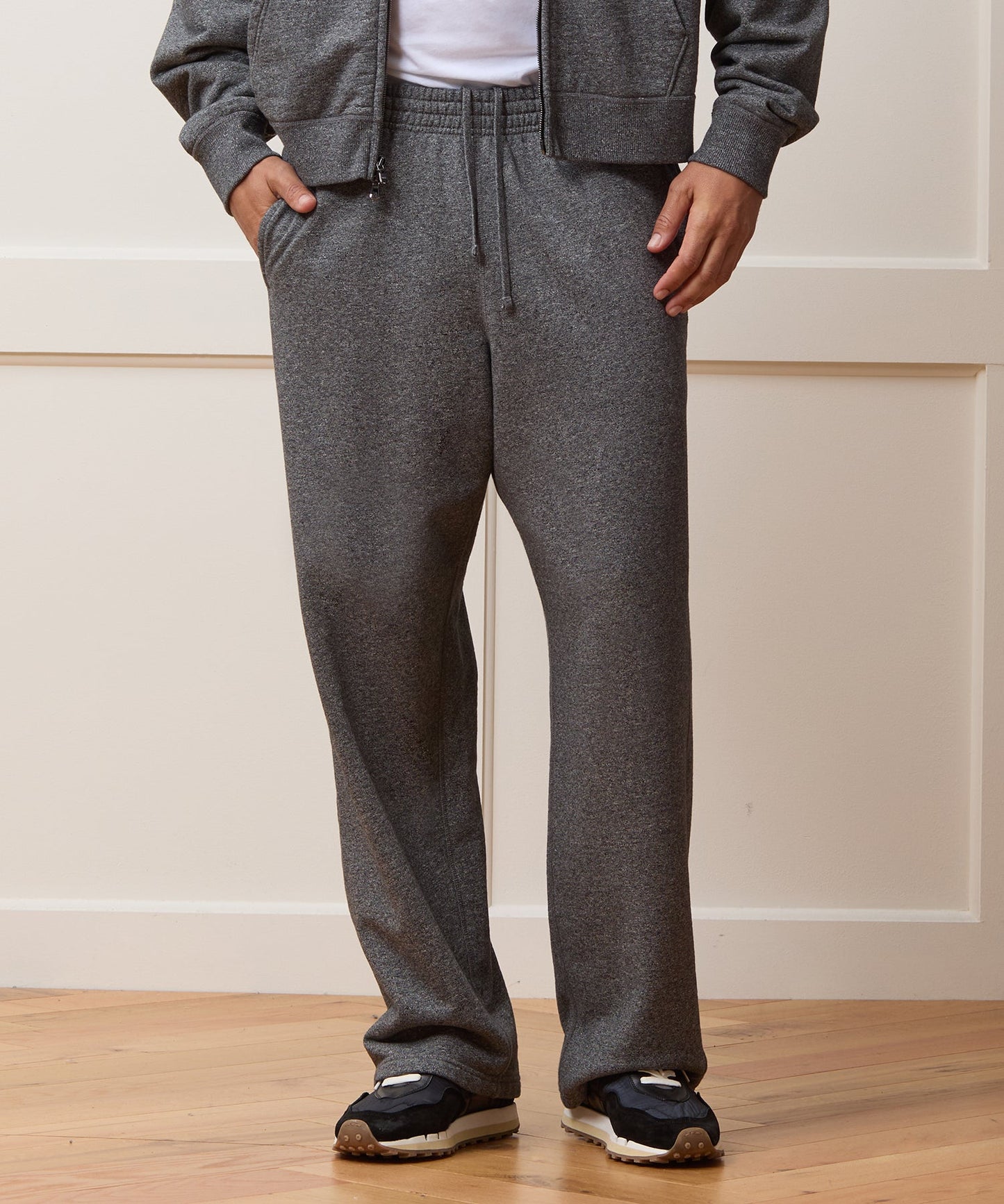 Todd Snyder Soho Sweatpant in Salt And Pepper Salt And Pepper