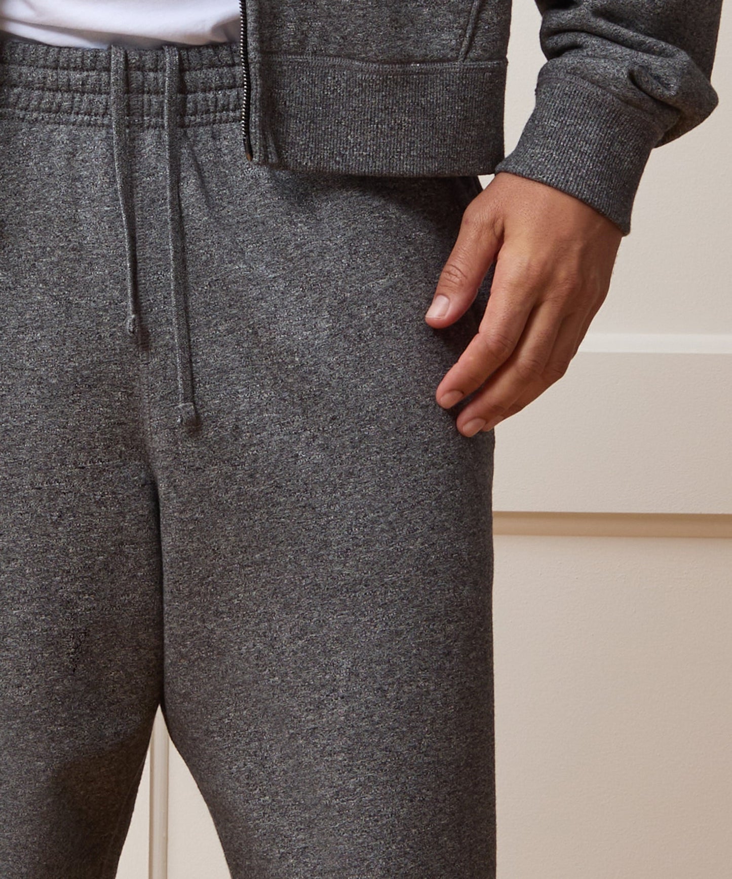 Todd Snyder Soho Sweatpant in Salt And Pepper Salt And Pepper