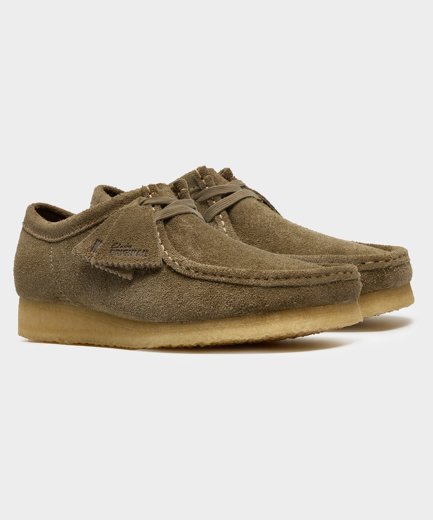 Todd Snyder Leather Wallabee in Grey Grey