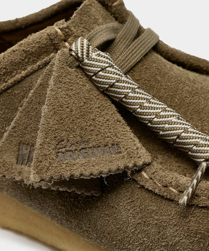 Todd Snyder Leather Wallabee in Grey Grey