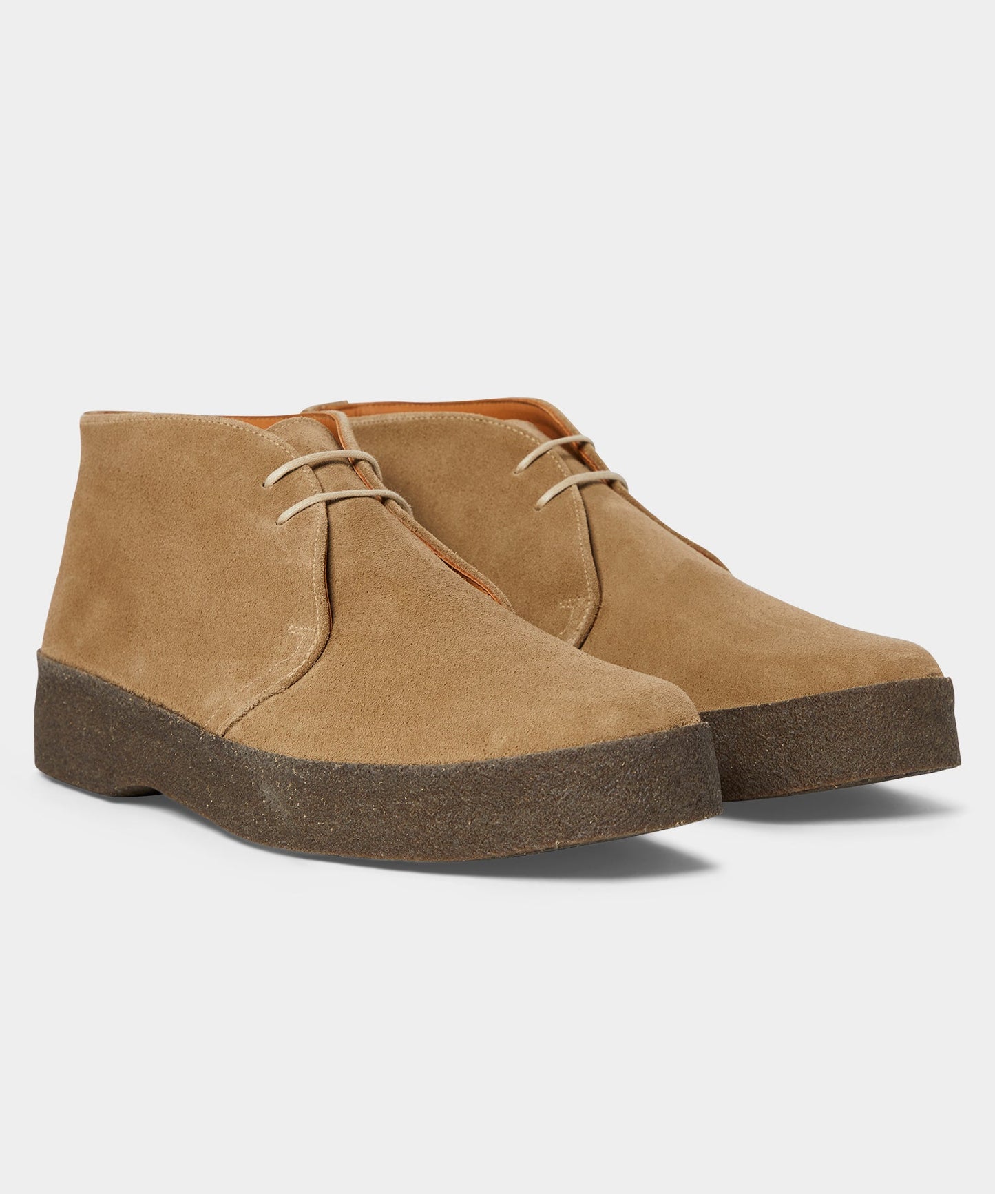 Todd Snyder Sanders Suede Sam Chukka Boot in Sand Stone Sand Stone