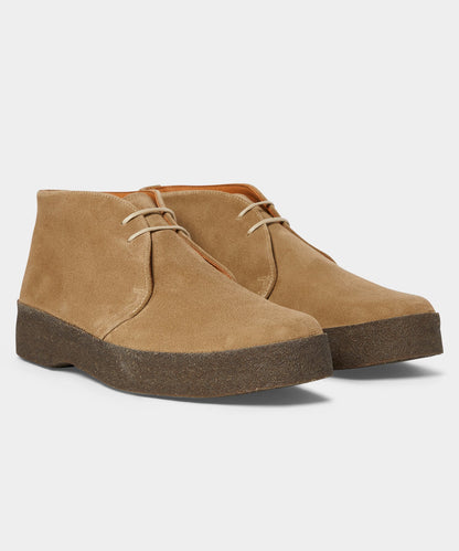 Todd Snyder Sanders Suede Sam Chukka Boot in Sand Stone Sand Stone