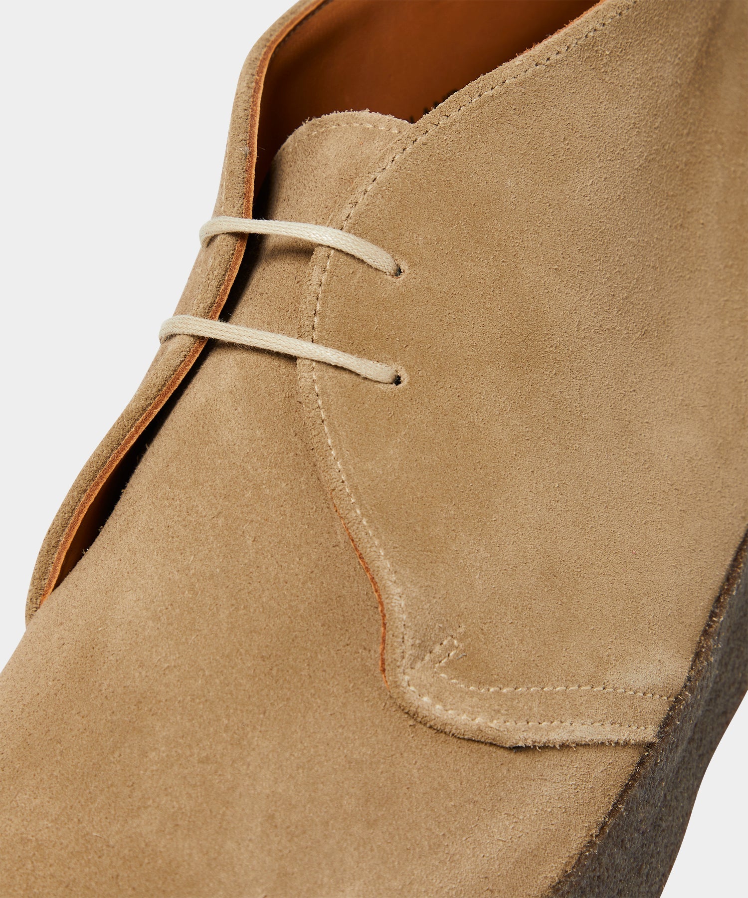 Todd Snyder Sanders Suede Sam Chukka Boot in Sand Stone Sand Stone