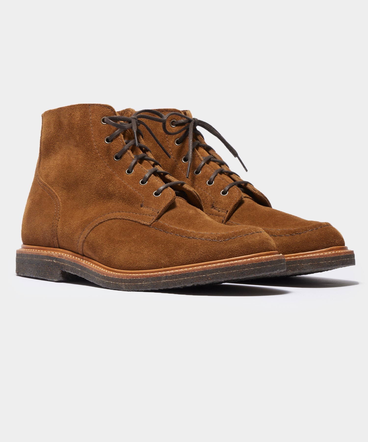 Todd Snyder Todd Snyder x Sanders Apron Suede Boot in Tobacco TOBACCO