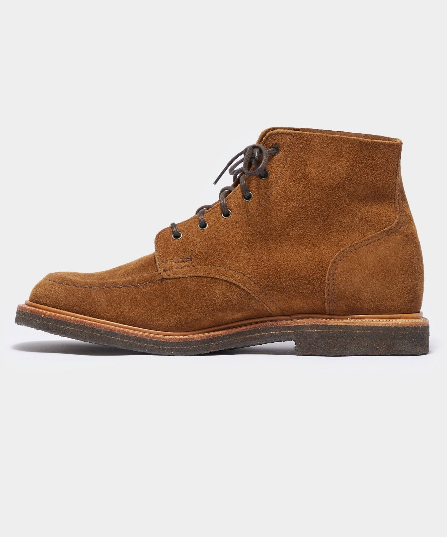 Todd Snyder Todd Snyder x Sanders Apron Suede Boot in Tobacco TOBACCO