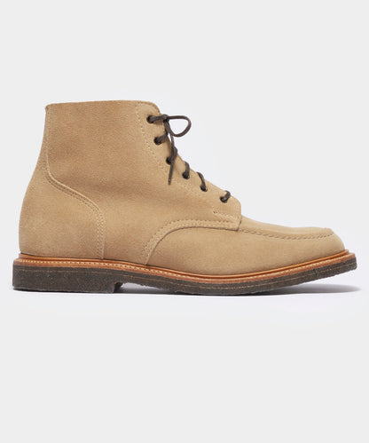 Todd Snyder Todd Snyder x Sanders Apron Suede Boot in Milkshake BEIGE