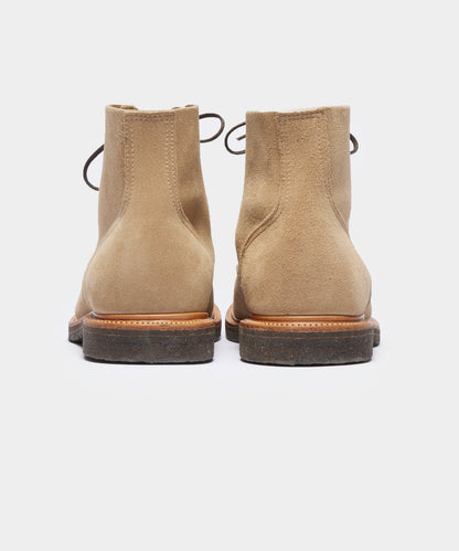 Todd Snyder Todd Snyder x Sanders Apron Suede Boot in Milkshake BEIGE