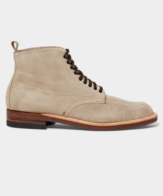 Todd Snyder Todd Snyder x Alden Indy Suede Boot In Milkshake Beige