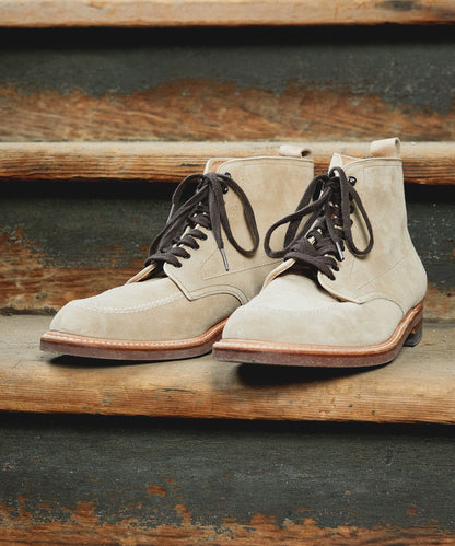 Todd Snyder Todd Snyder x Alden Indy Suede Boot In Milkshake Beige