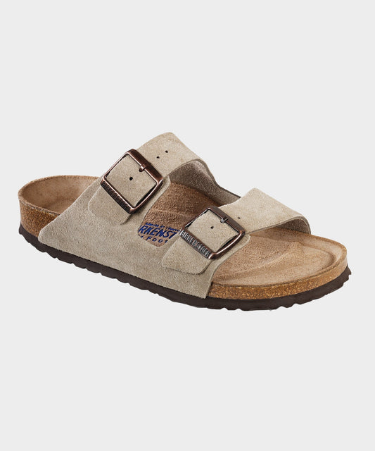 Todd Snyder Birkenstock Arizona Soft-Footbed Sandal in Taupe Suede TAUPE
