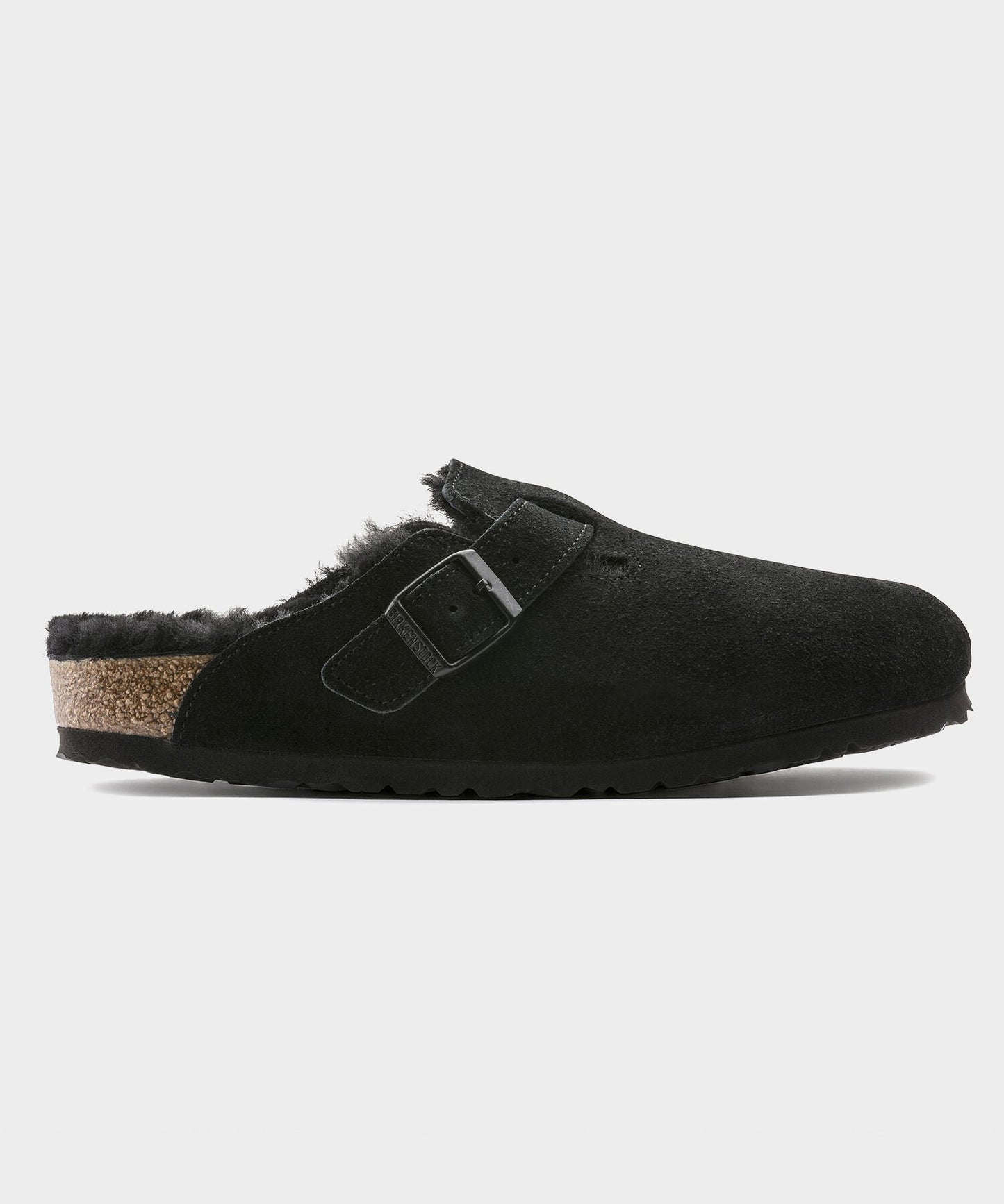 Todd Snyder Birkenstock Boston Shearling Mule in Black Black
