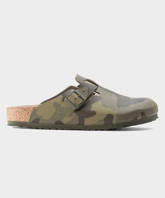 Todd Snyder Birkenstock Boston Olive Camo Print Olive Camo Print