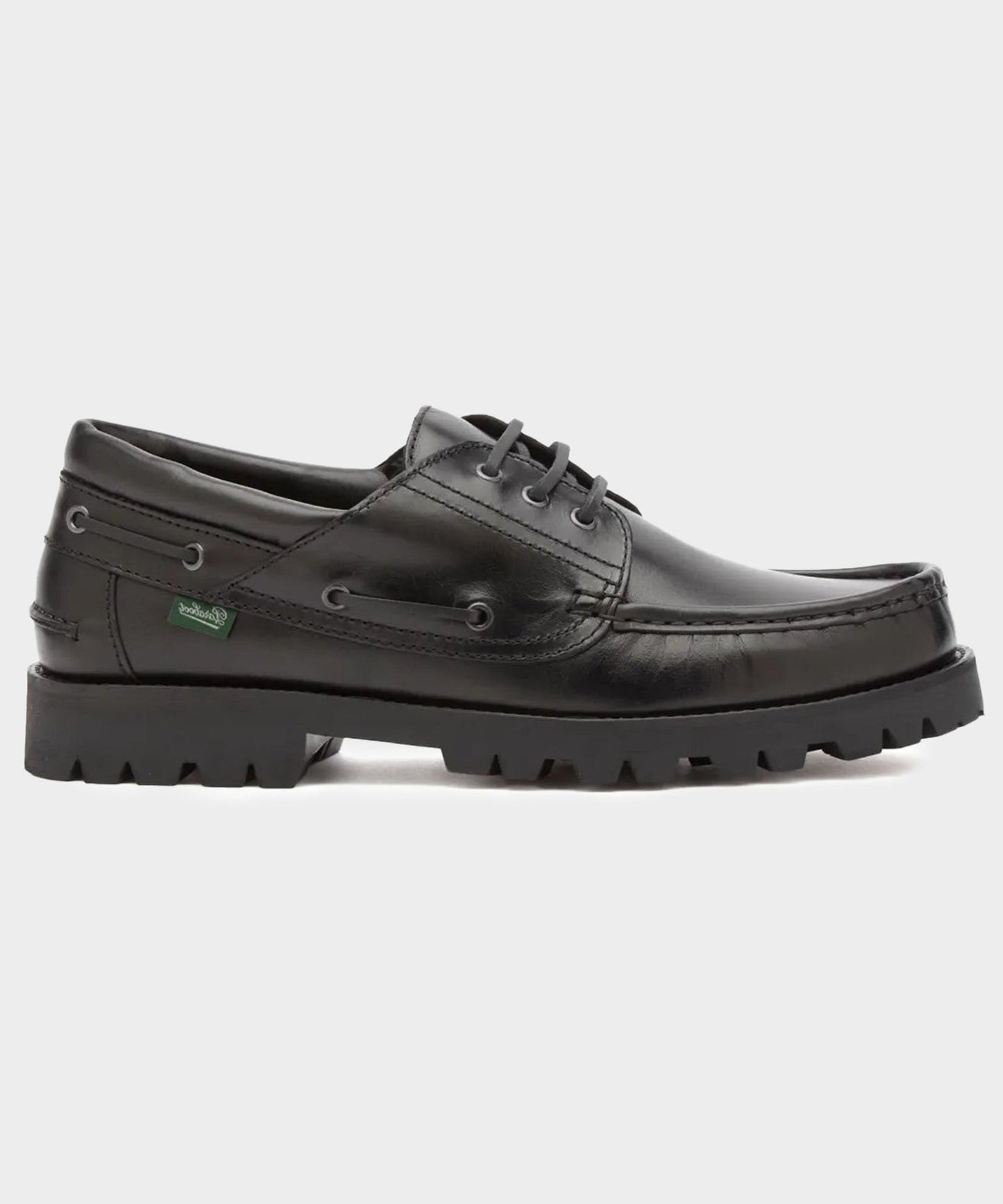 Todd Snyder Paraboot Briac Lug Boat Shoe Black