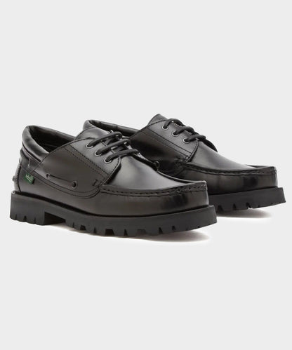 Todd Snyder Paraboot Briac Lug Boat Shoe Black