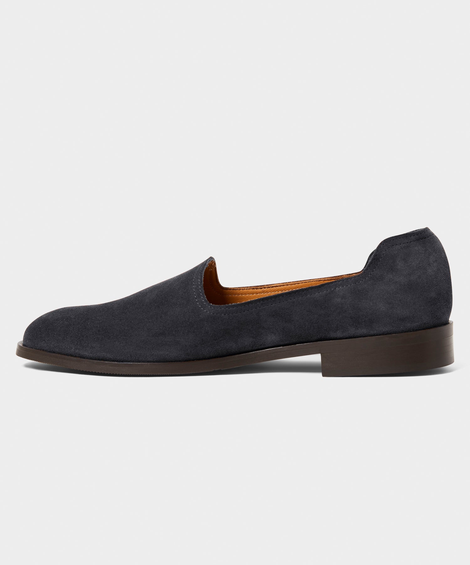 Todd Snyder Todd Snyder x Jacques Solovière Suede Slippers in Black Blue