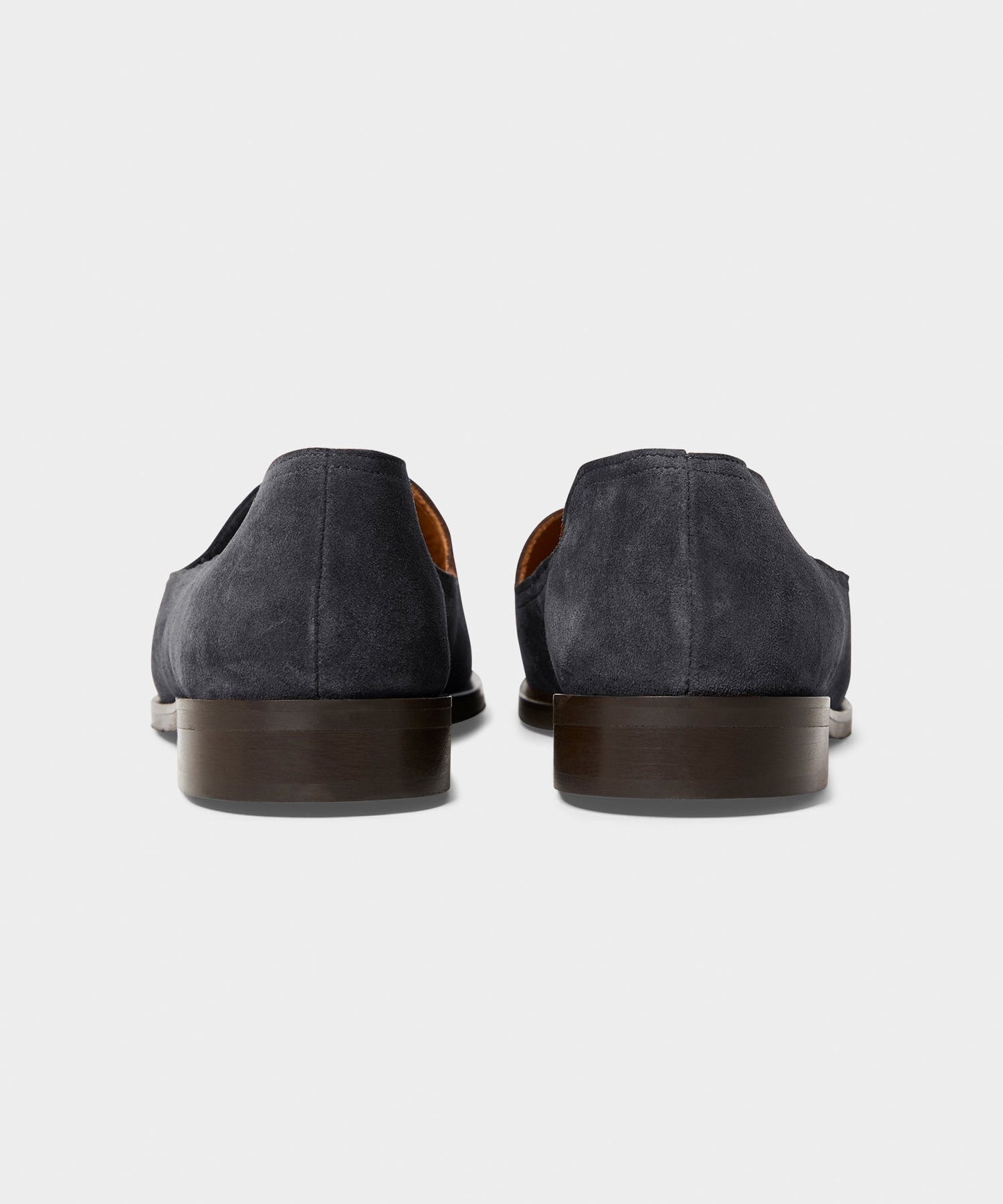 Todd Snyder Todd Snyder x Jacques Solovière Suede Slippers in Black Blue