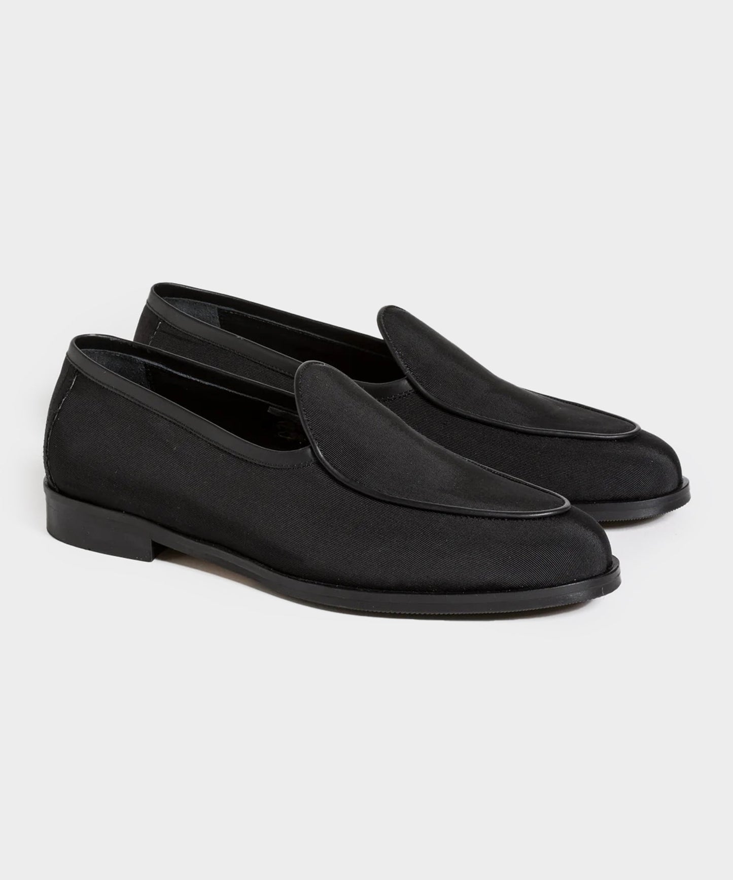 Todd Snyder Jacques Solovière Gros Grain Loafer Black