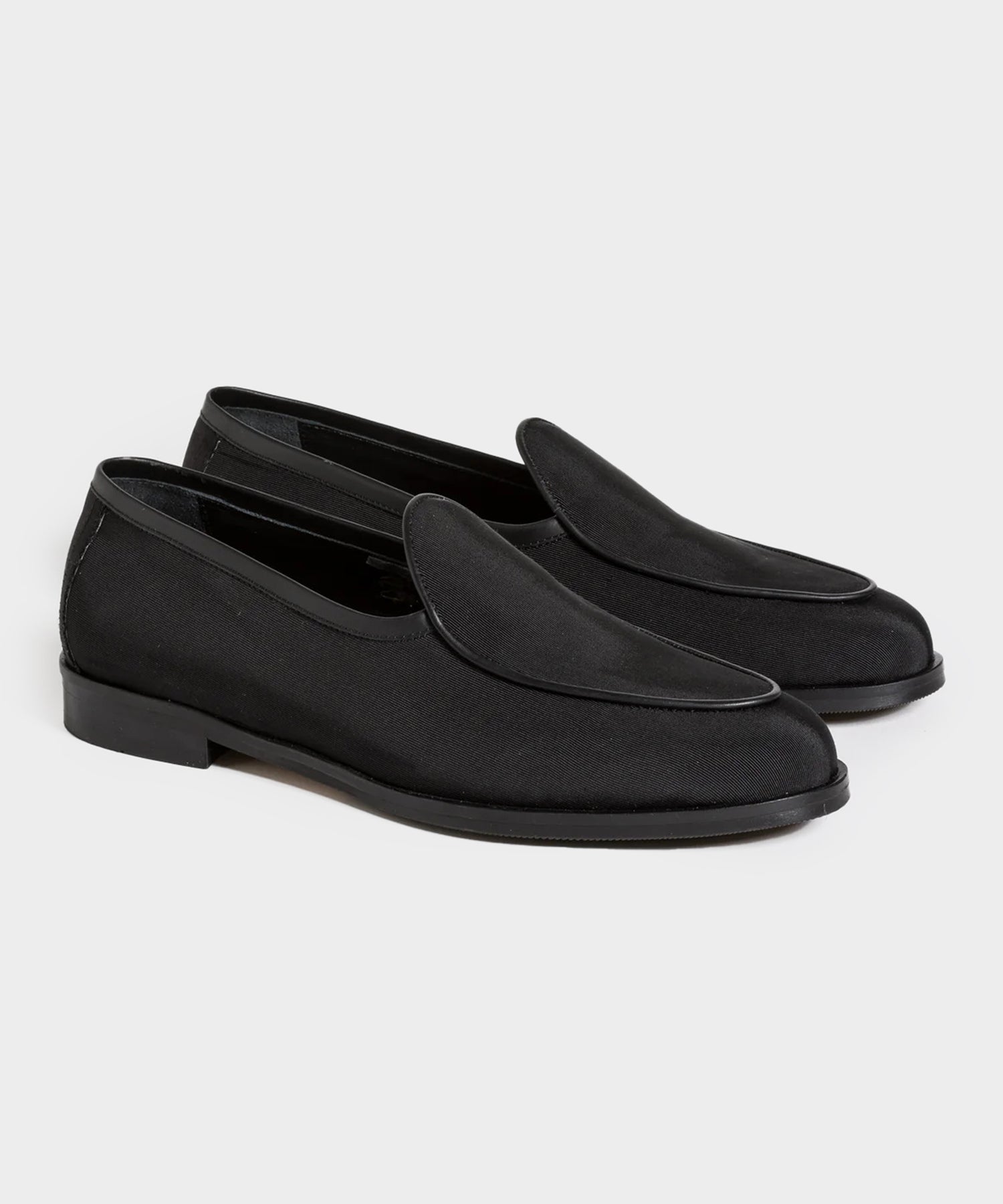 Todd Snyder Jacques Solovière Gros Grain Loafer Black