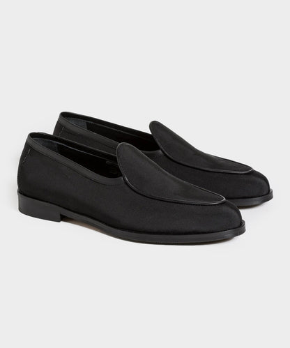 Todd Snyder Jacques Solovière Gros Grain Loafer Black