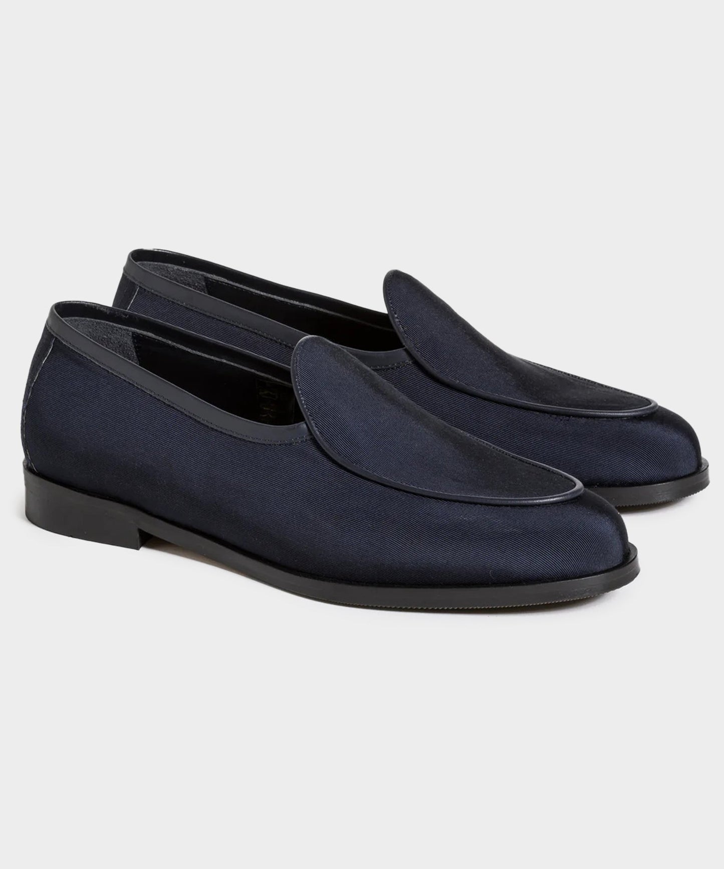 Todd Snyder Jacques Solovière Gros Grain Loafer Navy