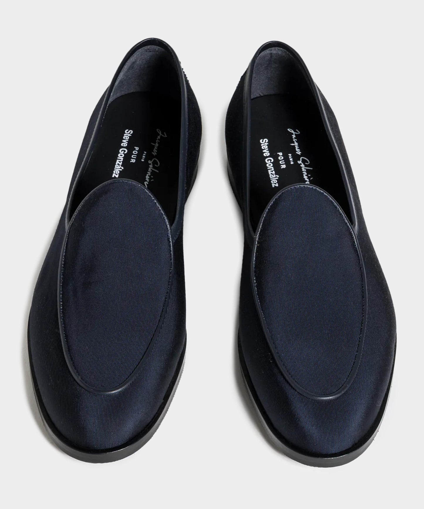 Todd Snyder Jacques Solovière Gros Grain Loafer Navy