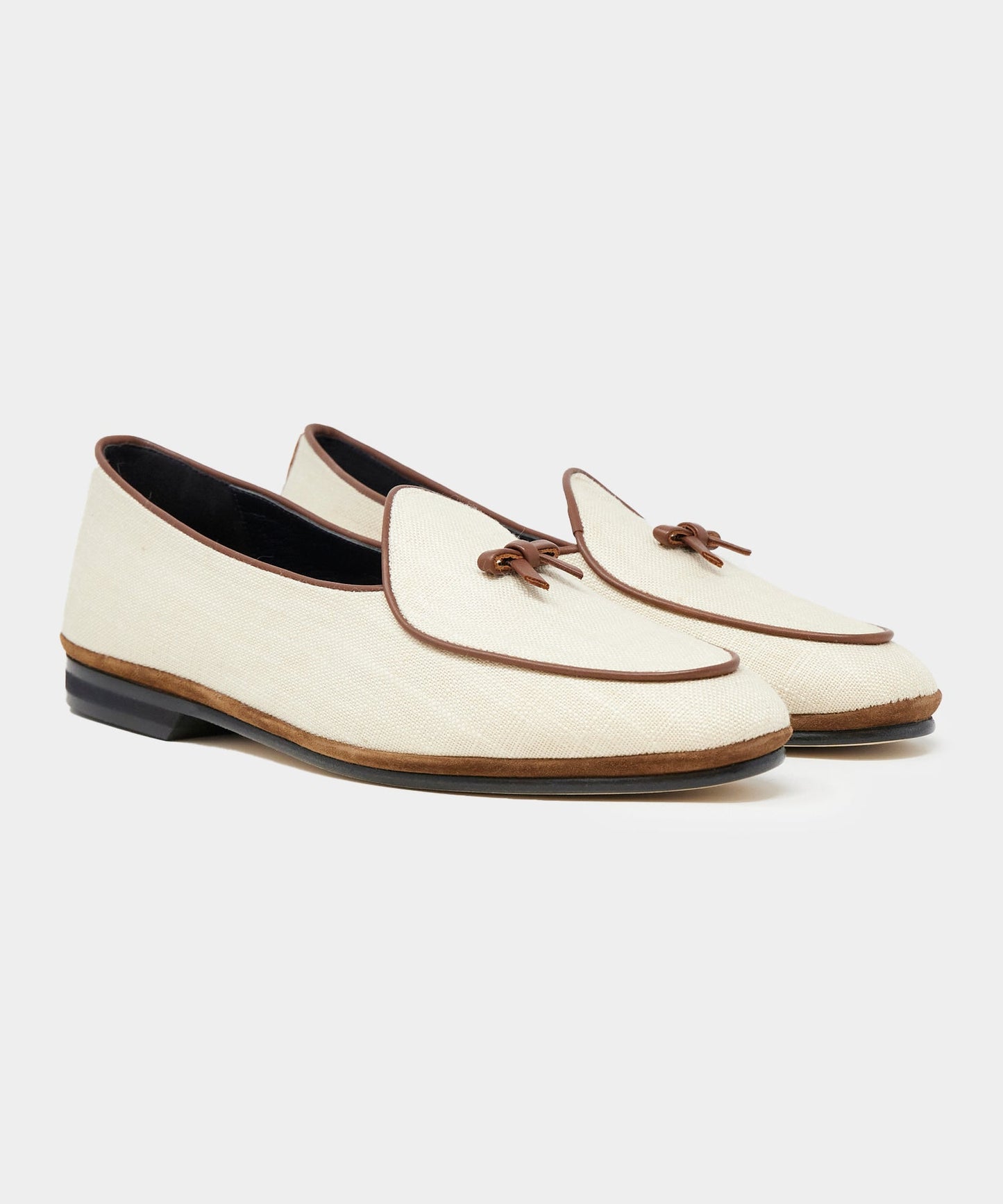 Todd Snyder Todd Snyder x Rubinacci Linen Marphy Loafer Beige