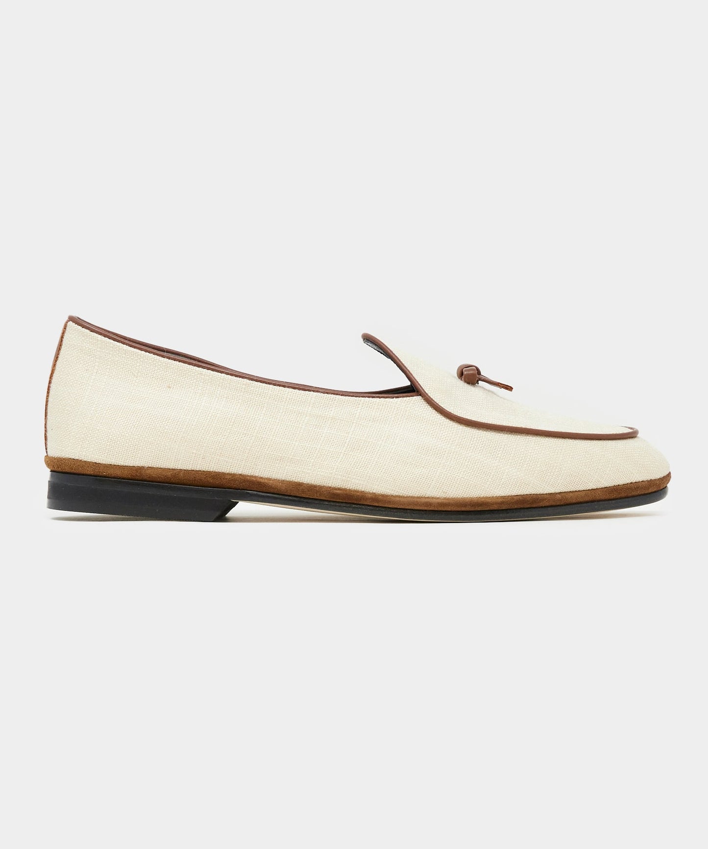 Todd Snyder Todd Snyder x Rubinacci Linen Marphy Loafer Beige