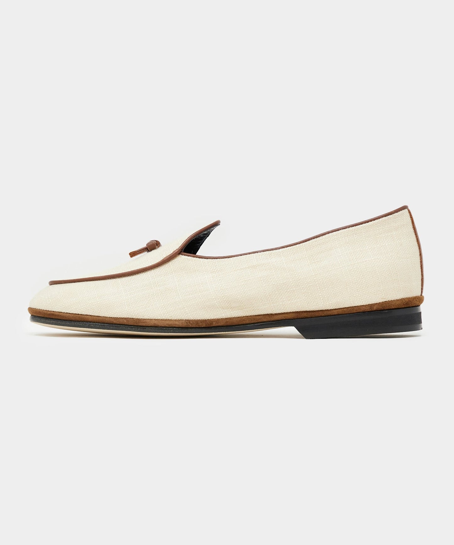 Todd Snyder Todd Snyder x Rubinacci Linen Marphy Loafer Beige