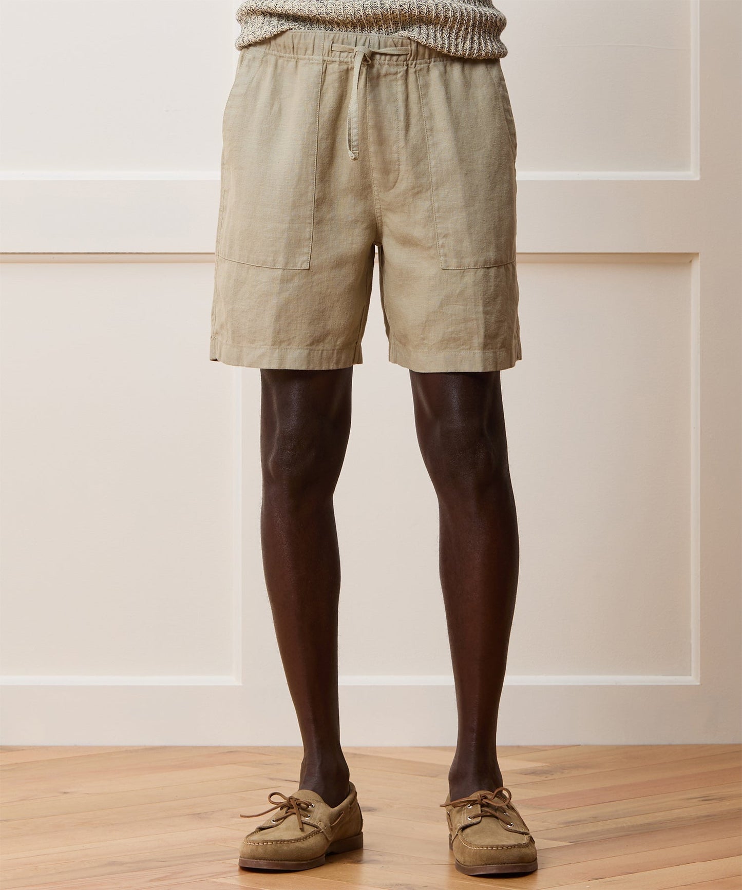 Todd Snyder 7" Linen Beach Short Desert Sage