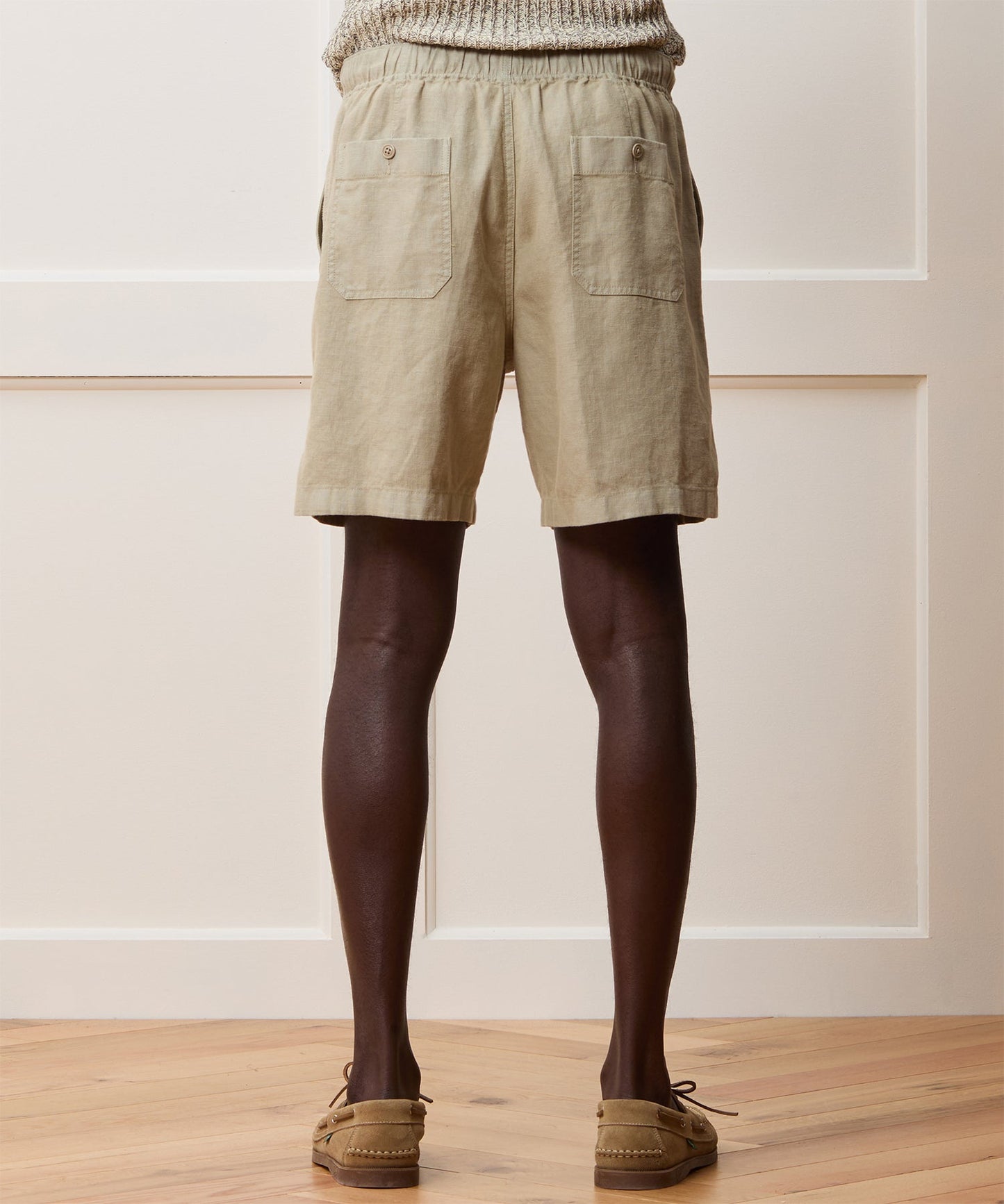 Todd Snyder 7" Linen Beach Short Desert Sage