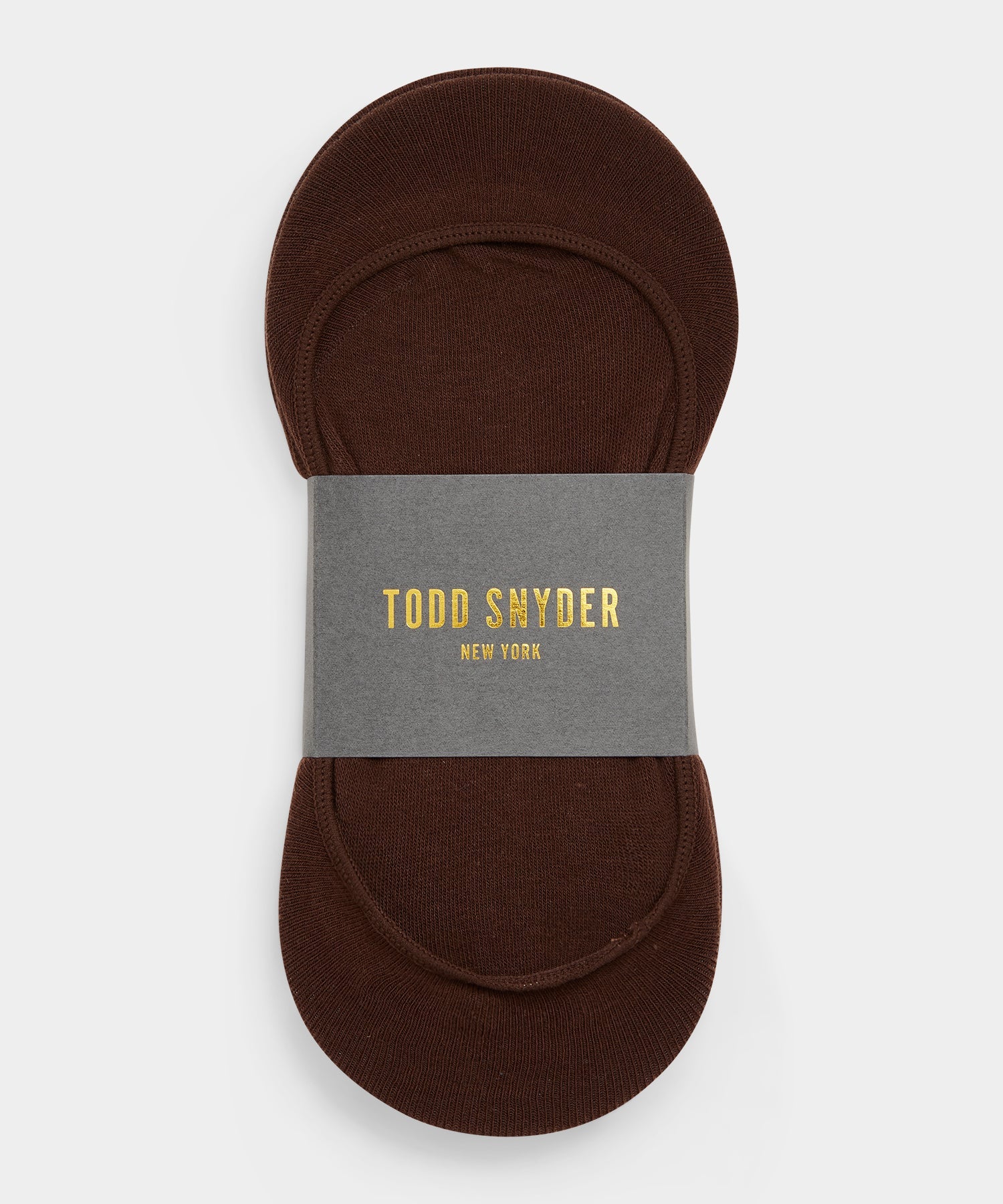 Todd Snyder No-Show Sock, 3-Pack Brown