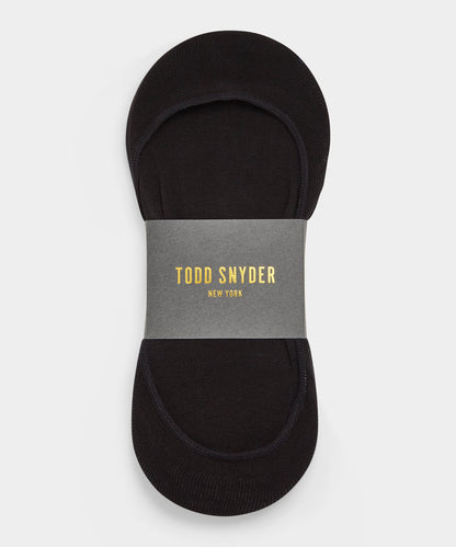 Todd Snyder No-Show Sock, 3-Pack Black