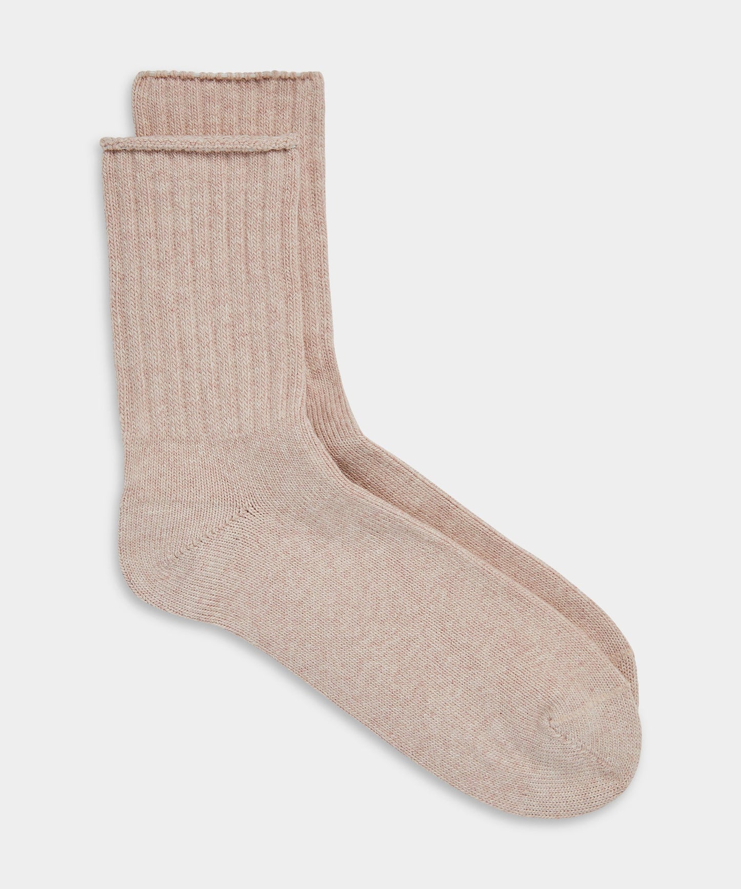 Todd Snyder Cotton Ankle Sock in Blush Blush