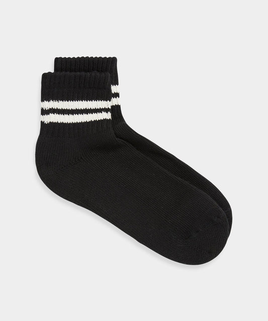 Todd Snyder Athletic Ankle Sock in Black Black