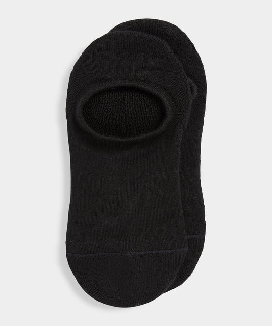 Todd Snyder No-Show Sneaker Sock in Black Black