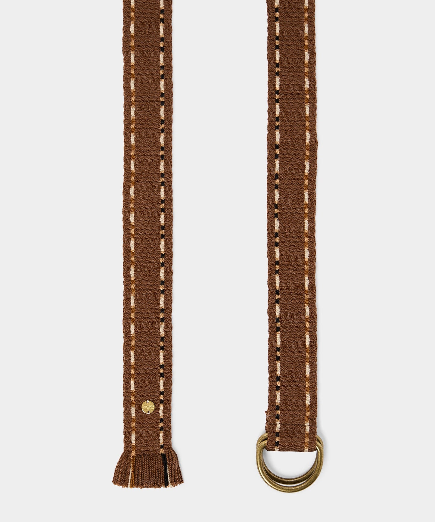 Todd Snyder Guanábana O-Ring Fabric Belt in Brown Brown