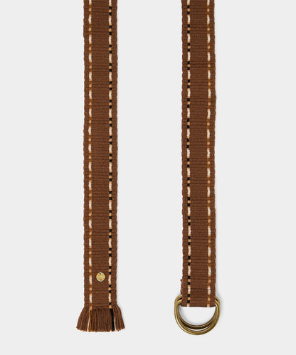 Todd Snyder Guanábana O-Ring Fabric Belt in Brown Brown