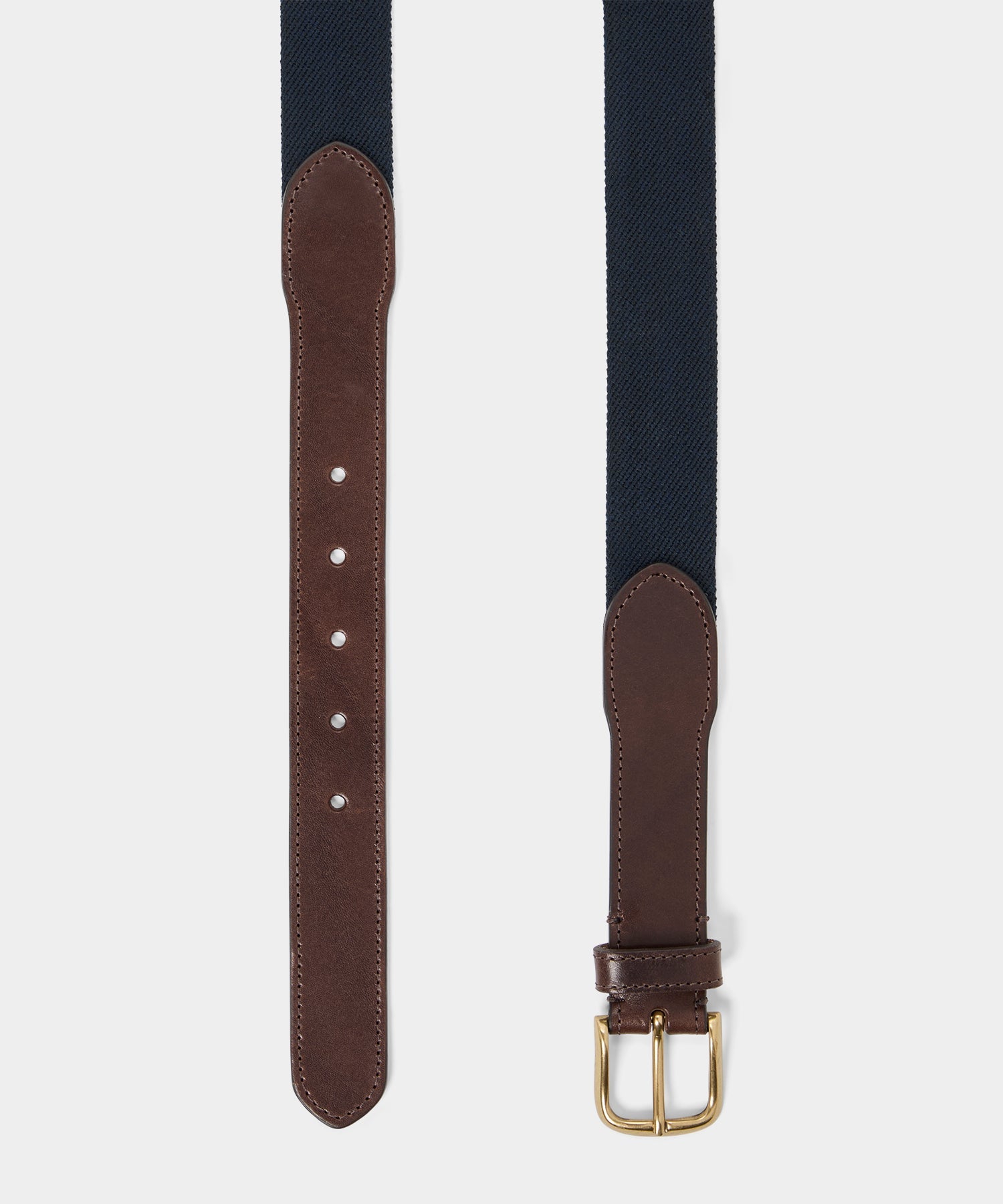 Todd Snyder Italian Webbed Cotton Belt Navy