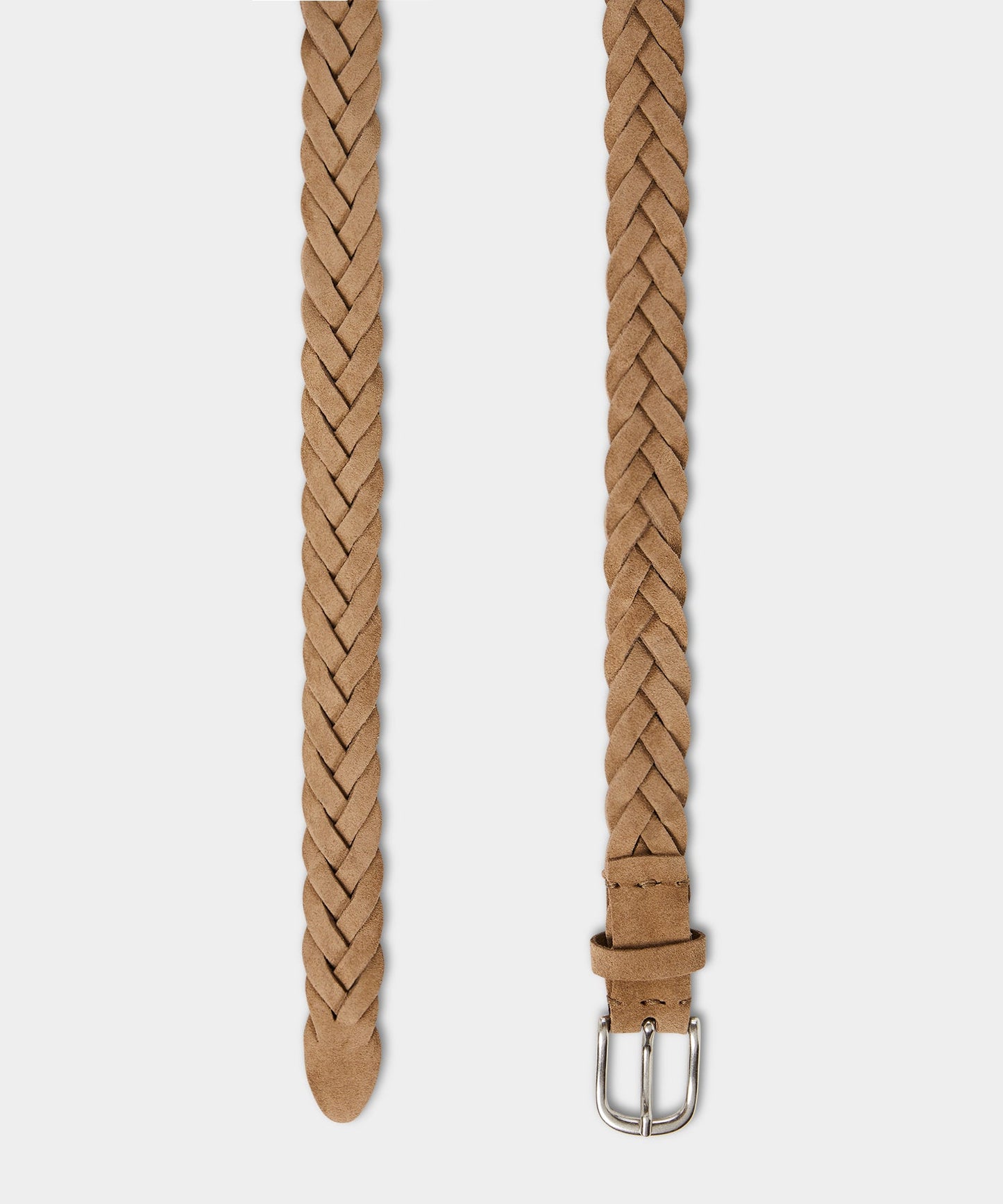 Todd Snyder Italian Suede Braided Belt Baja Dunes