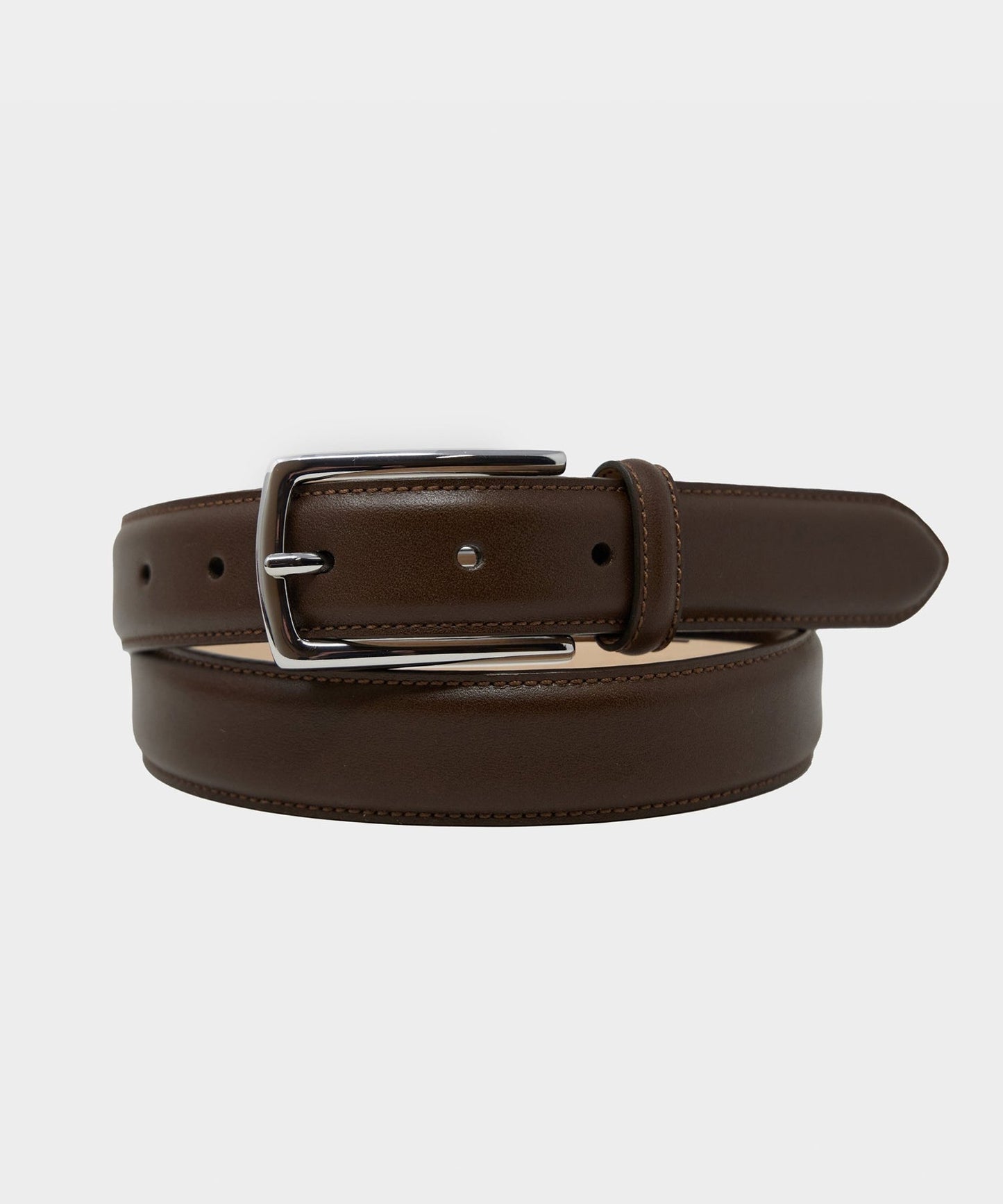 Todd Snyder Classic Leather Dress Belt in Toasted Brown Toasted Brown