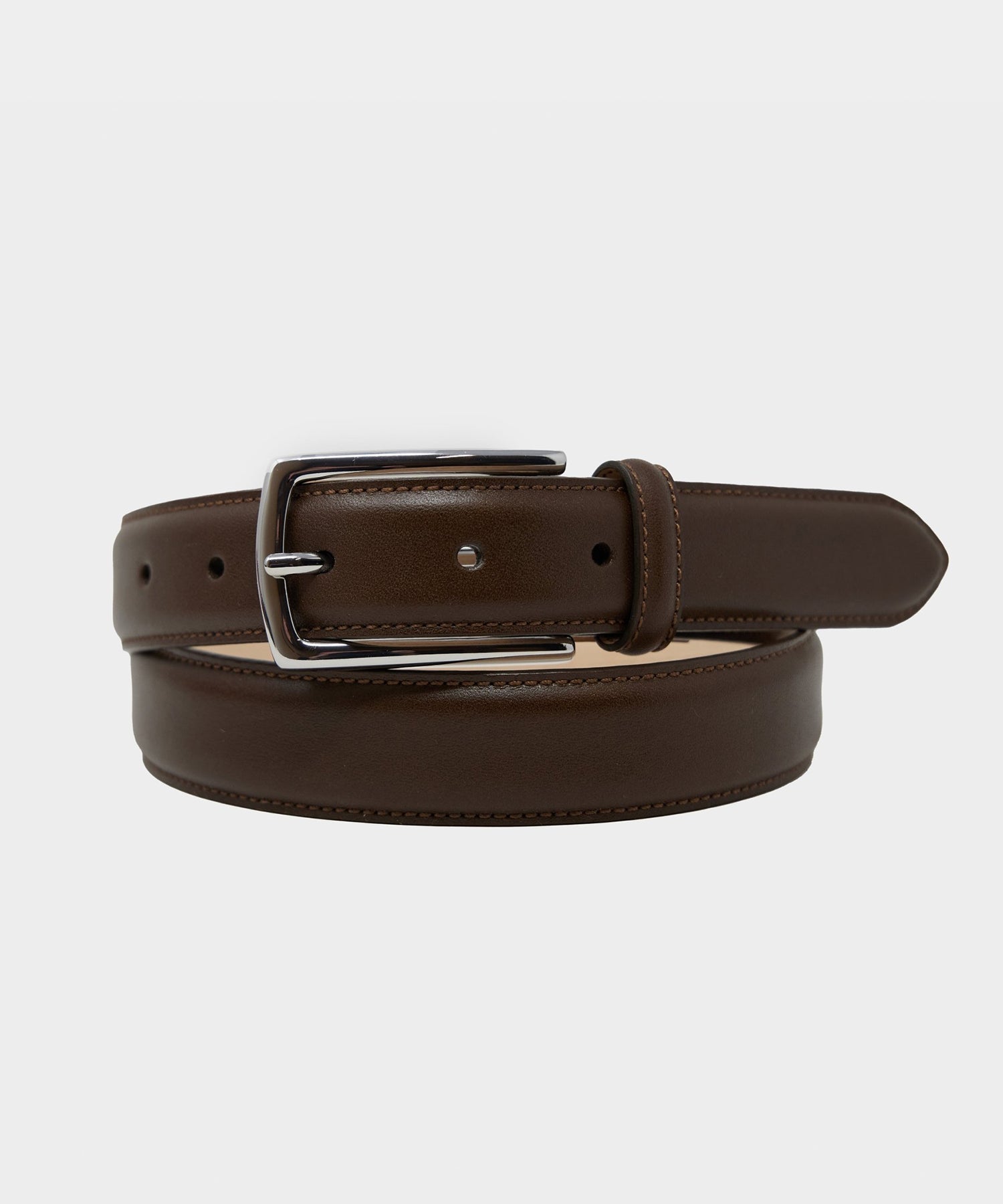 Todd Snyder Classic Leather Dress Belt in Toasted Brown Toasted Brown